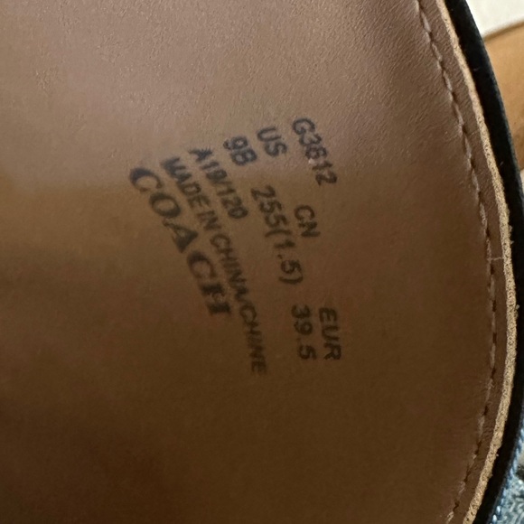 Coach Nettie Denim Clog Sandal Size 9 - Picture 10 of 12